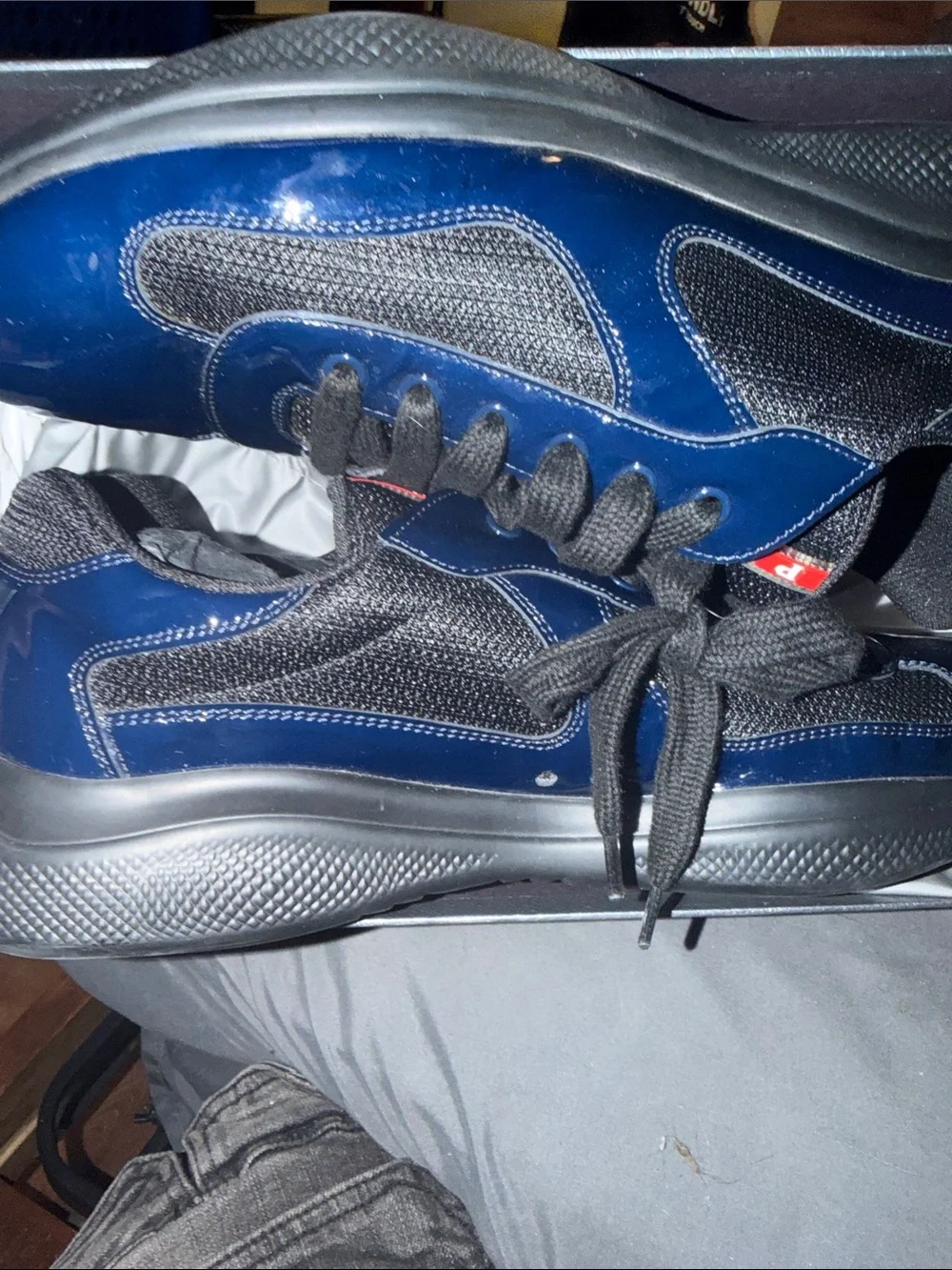 Prada lace up